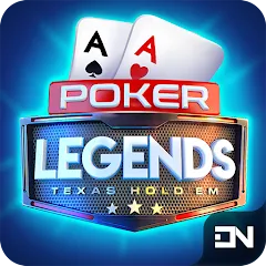 Скачать взломанную Poker Legends - Texas Hold'em (Покер Легенды)  [МОД Unlocked] - стабильная версия apk на Андроид