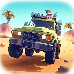 Взломанная Zombie Offroad Safari (Зомби оффроуд сафари)  [МОД Много денег] - стабильная версия apk на Андроид