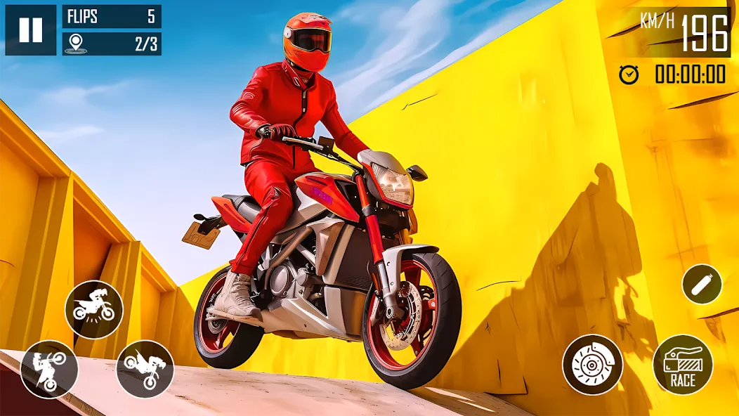 Ultimate Bike Stunt: Bike Game (Ультимейт Байк Стант)  [МОД Много денег] Screenshot 3