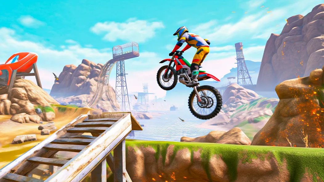 Ultimate Bike Stunt: Bike Game (Ультимейт Байк Стант)  [МОД Много денег] Screenshot 4