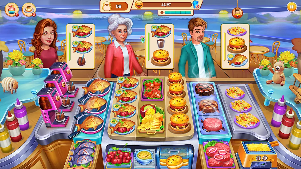 Food Cooking: Chef Restaurant  [МОД Все открыто] Screenshot 3