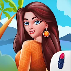 Скачать взломанную Fashion Stylist Makeup Dressup  [МОД Mega Pack] - последняя версия apk на Андроид