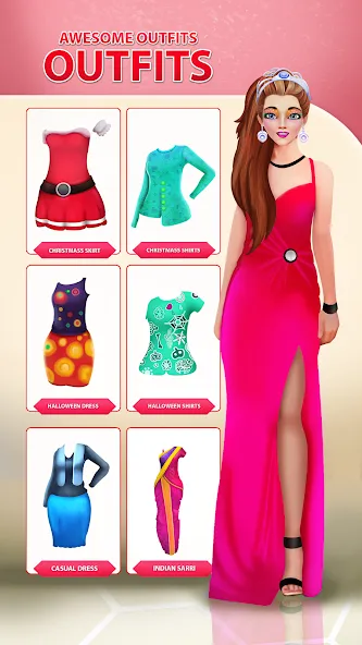 Girls Dress Up: Makeup Games  [МОД Unlimited Money] Screenshot 4