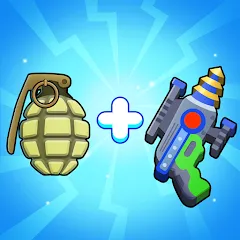 Скачать взломанную Merge Weapons：Air Island TD  [МОД Меню] - стабильная версия apk на Андроид