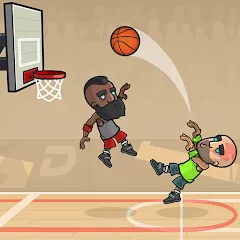 Взломанная Basketball Battle  [МОД Mega Pack] - последняя версия apk на Андроид