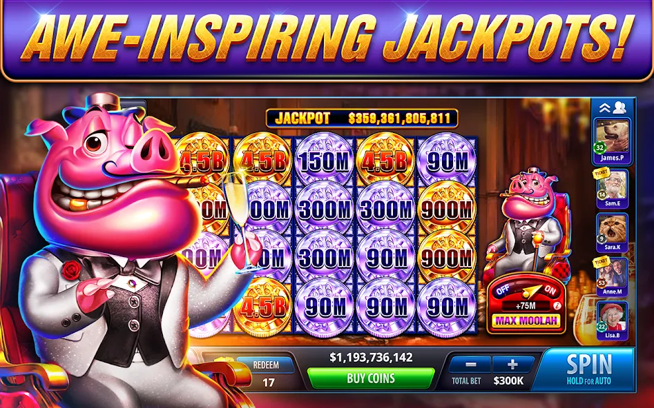 Take 5 Vegas Casino Slot Games (Тейк 5 Вегас Казино Слот игры)  [МОД Меню] Screenshot 3