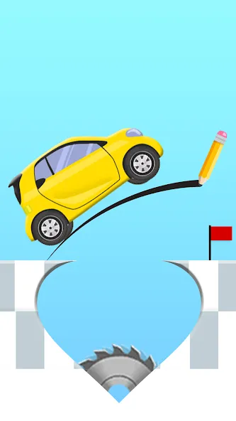 Draw 2 Bridge: Draw Save Car (Дроу 2 Бридж)  [МОД Все открыто] Screenshot 1