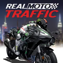 Взломанная Real Moto Traffic (Реал Мото Трафик)  [МОД Menu] - стабильная версия apk на Андроид