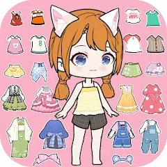 Взлом YOYO Doll Anime Dress Up Game (ЙОЙО)  [МОД Меню] - последняя версия apk на Андроид