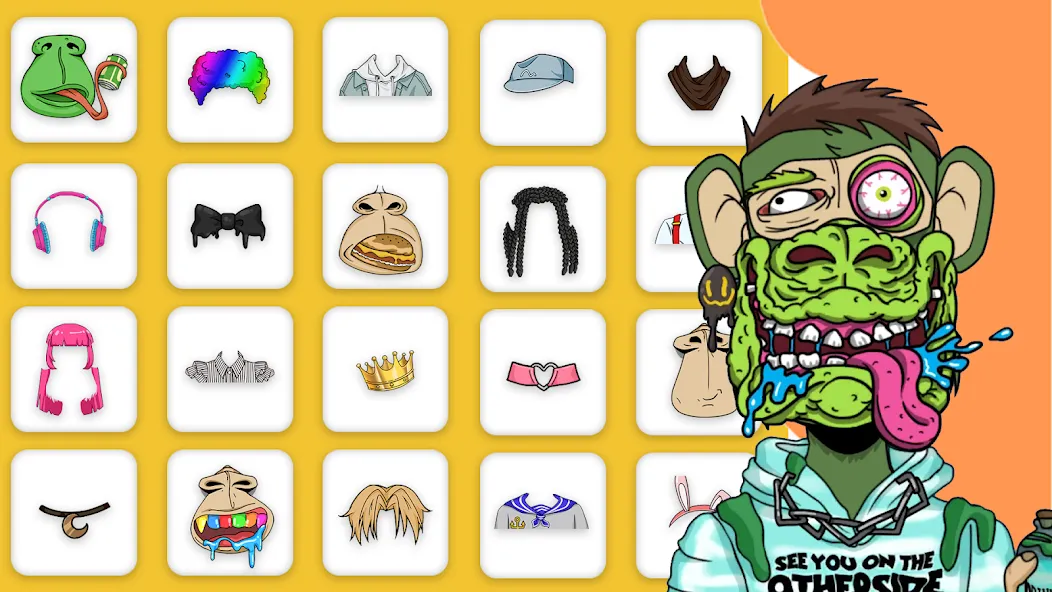 Bored Ape Creator - NFT Art (Боред Эйп Криэйтор)  [МОД Unlocked] Screenshot 1