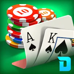 Скачать взломанную DH Texas Poker - Texas Hold'em (ДХ Техас Покер)  [МОД Бесконечные деньги] - полная версия apk на Андроид