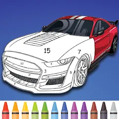 Взлом Cars Color By Number (Цветные машины по номерам)  [МОД Unlocked] - последняя версия apk на Андроид