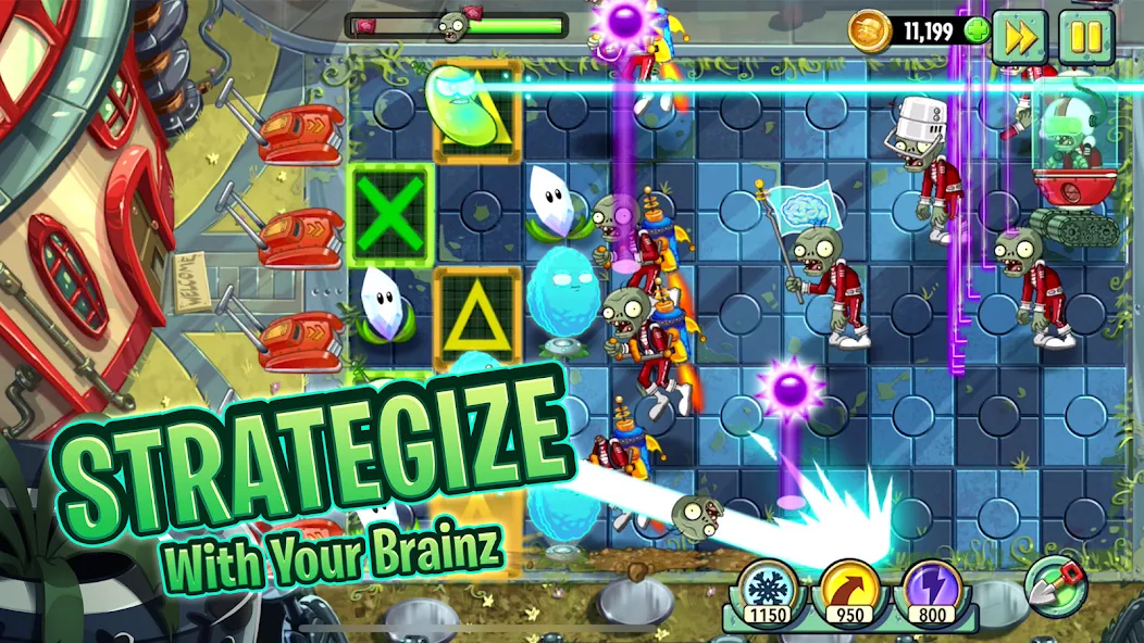 Plants vs. Zombies™ 2  [МОД Unlocked] Screenshot 1