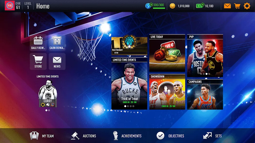 NBA Live Asia (НБА Лайв)  [МОД Все открыто] Screenshot 3