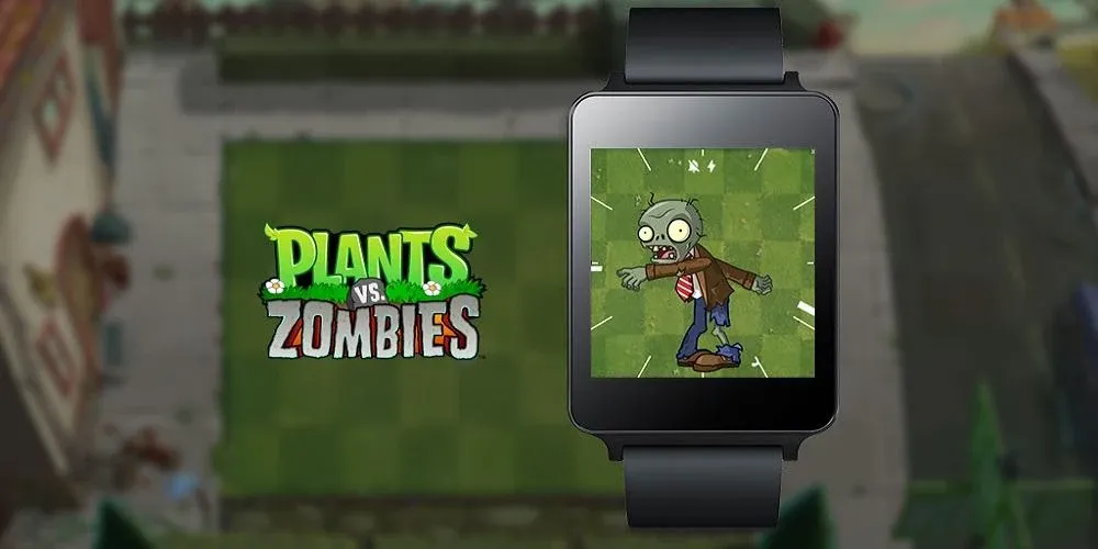 Plants vs. Zombies™ Watch Face  [МОД Unlimited Money] Screenshot 2