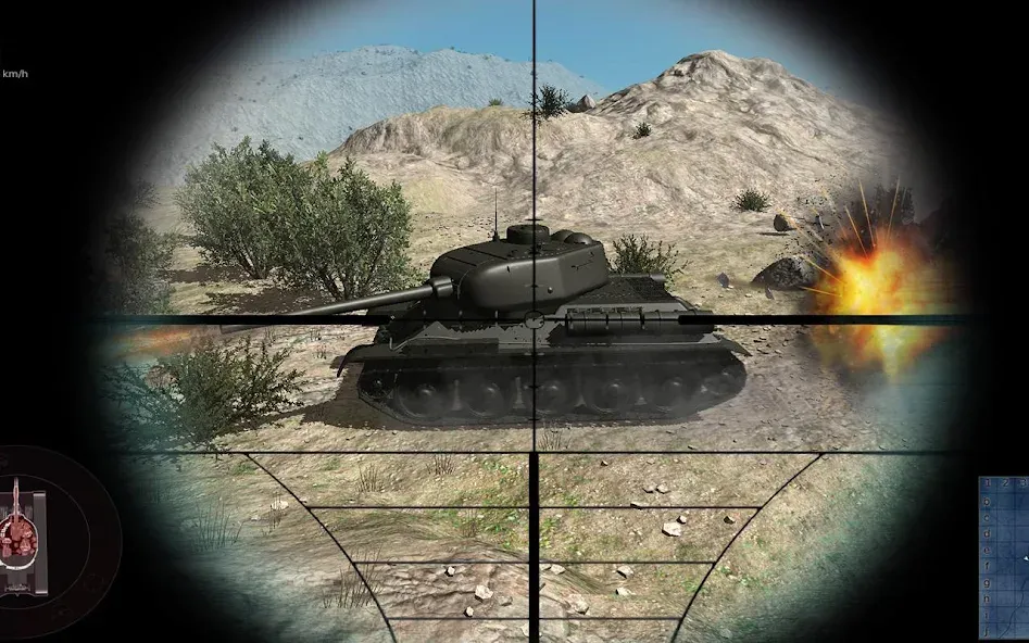 Real Tank Battle : War Machine (Реальное танковое сражение)  [МОД Unlimited Money] Screenshot 2