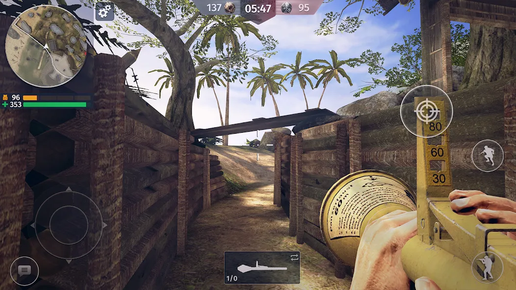 World War 2: Shooting Games (Вторая мировая война)  [МОД Много монет] Screenshot 4