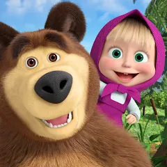 Скачать взлом Masha and the Bear Educational  [МОД Mega Pack] - стабильная версия apk на Андроид