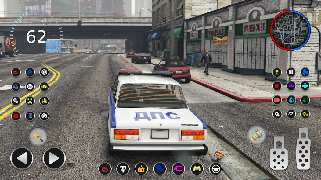 Police Car Riders: VAZ 2107  [МОД Mega Pack] Screenshot 3