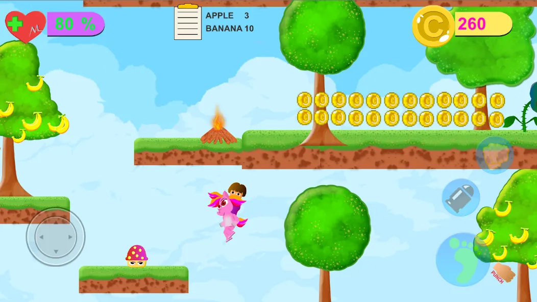 Dora Riding Pony Escape Jungle (Дора на Пони Едет из Джунглей)  [МОД Unlimited Money] Screenshot 2