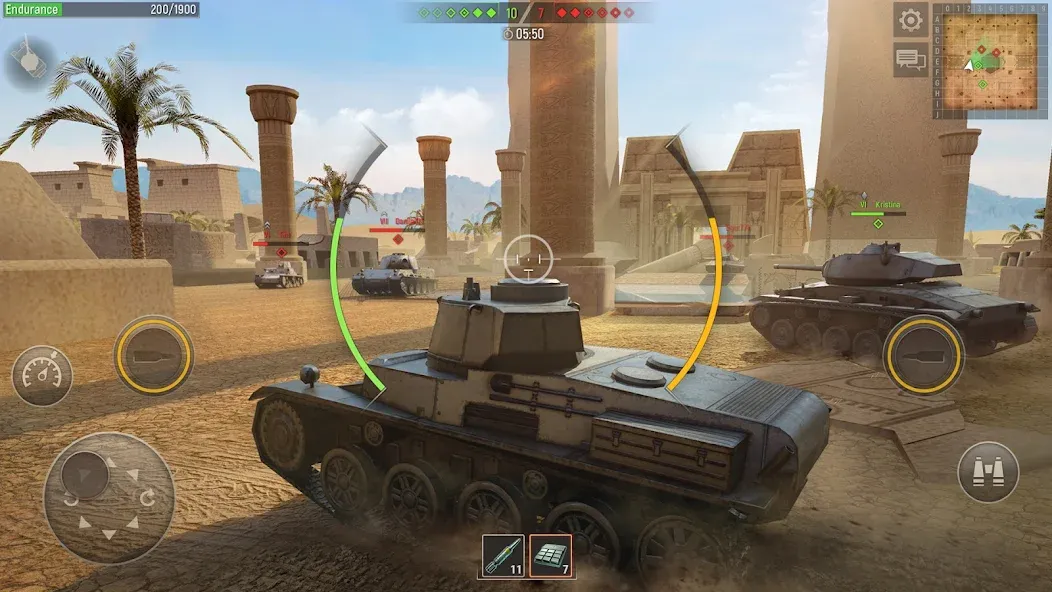 Battle Tanks: Tank Games WW2 (Бэтл Тэнкс)  [МОД Меню] Screenshot 3