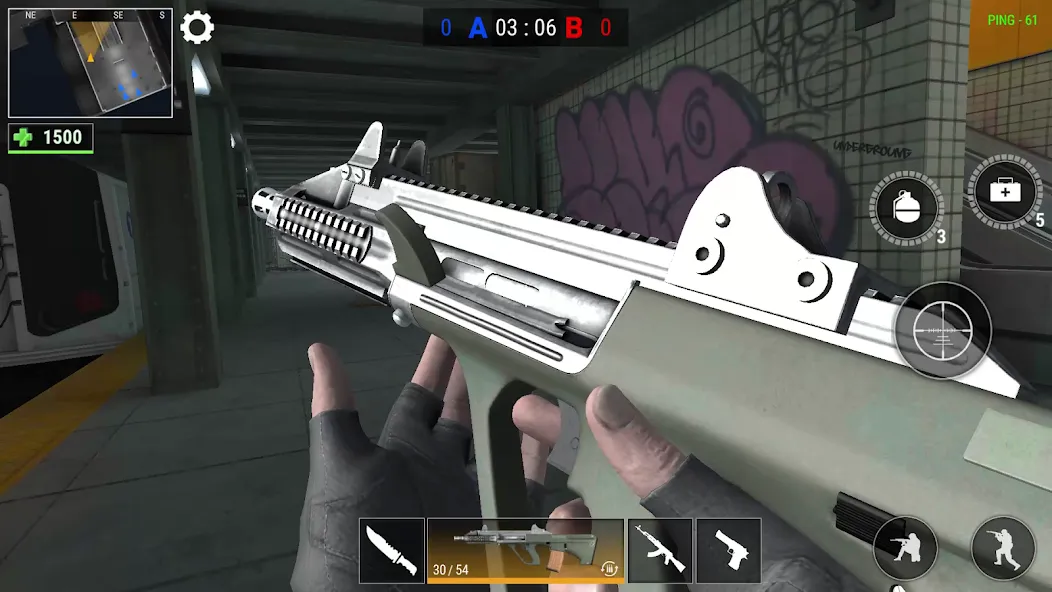 Modern Gun: Shooting War Games (Модерн Ган)  [МОД Бесконечные монеты] Screenshot 3