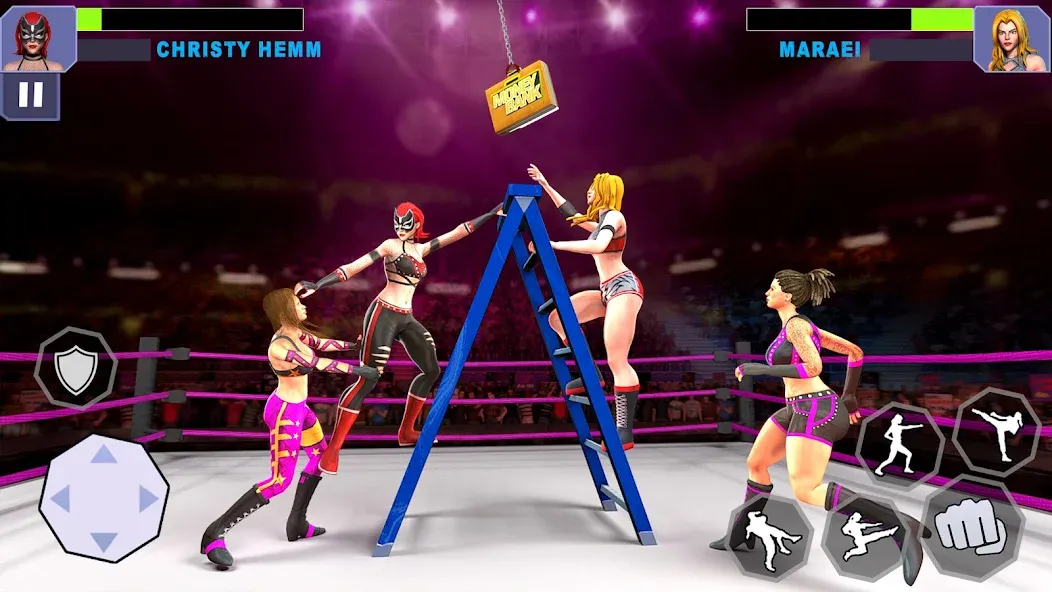 Bad Girls Wrestling Game  [МОД Меню] Screenshot 3