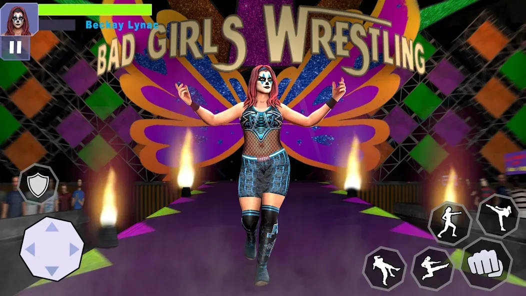 Bad Girls Wrestling Game  [МОД Меню] Screenshot 5