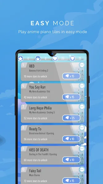 Piano Anime Tiles Music (Пиано Аниме Плитки Музыка)  [МОД Menu] Screenshot 3