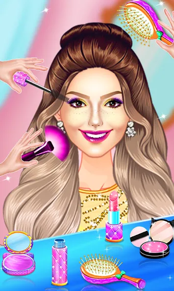 Makeup idol:Doll makeover 2024 (Роял Долл)  [МОД Много монет] Screenshot 2