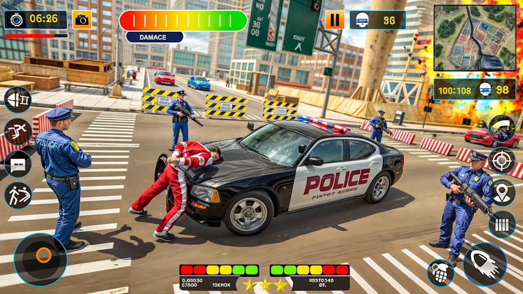 US Police Shooting Crime City  [МОД Unlimited Money] Screenshot 3