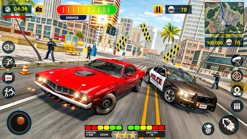 US Police Shooting Crime City  [МОД Unlimited Money] Screenshot 4