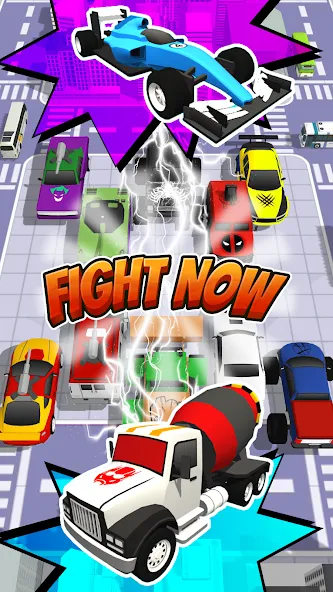 Superhero Car Merge Battle  [МОД Unlimited Money] Screenshot 5