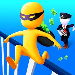 Скачать взломанную Thief Run Race 3D: Fun Race  [МОД Много денег] - полная версия apk на Андроид