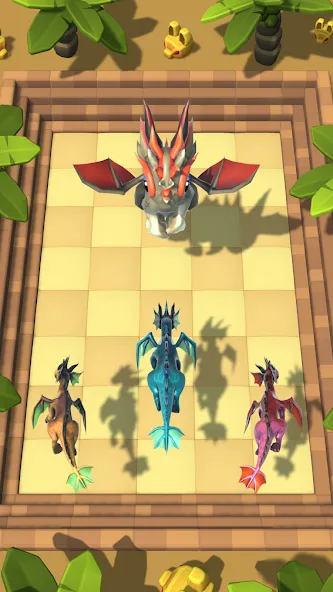 Dragon Fight - Merge Games  [МОД Много монет] Screenshot 3