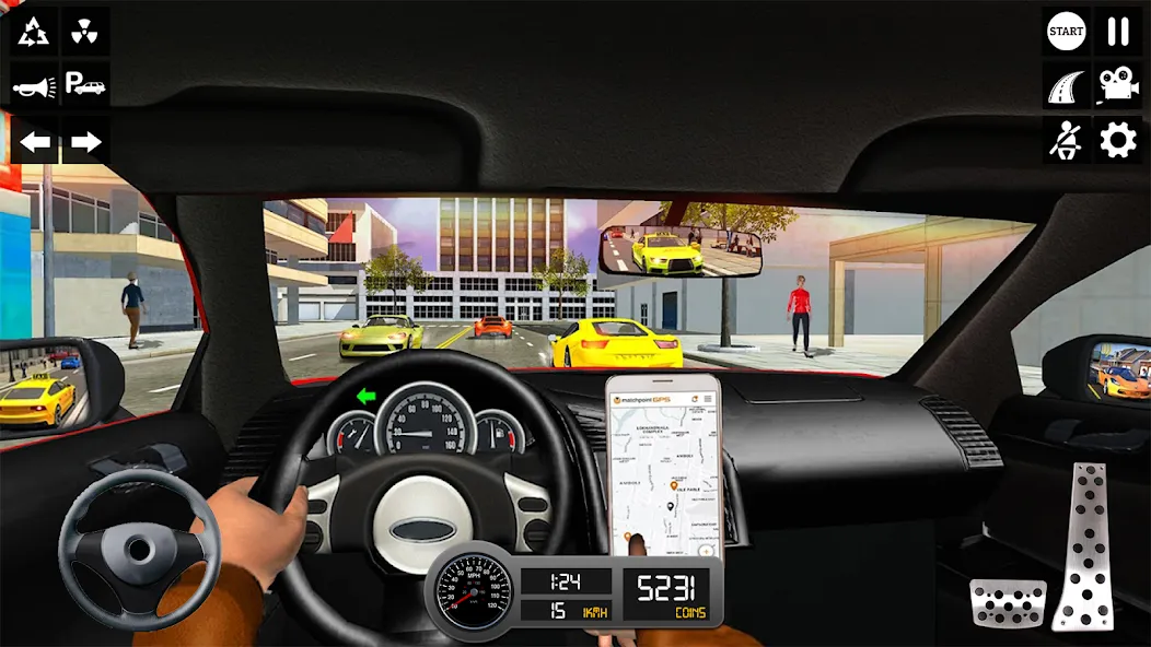 Taxi Simulator 3d Taxi Sim  [МОД Все открыто] Screenshot 5