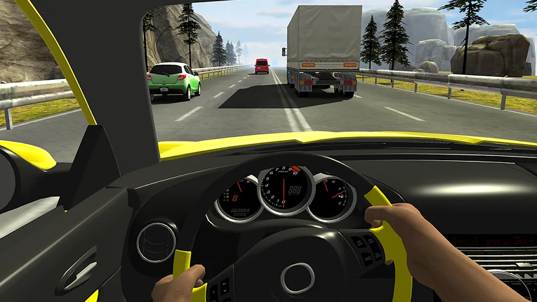 Racing in Car 2 (Рейсинг ин Кар 2)  [МОД Mega Pack] Screenshot 5