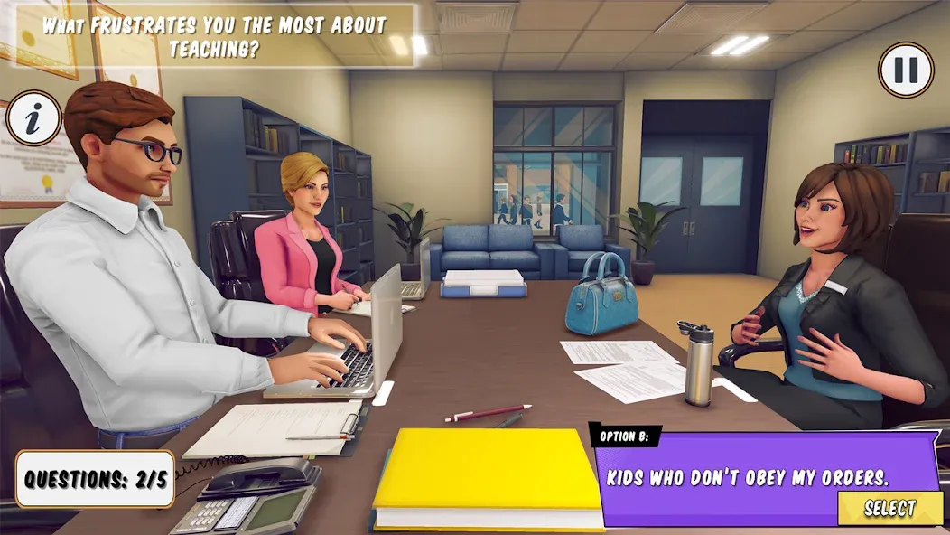 High School Teacher Simulator  [МОД Mega Pack] Screenshot 1