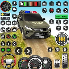 Взломанная Flying Prado Car Robot Game  [МОД Бесконечные деньги] - полная версия apk на Андроид