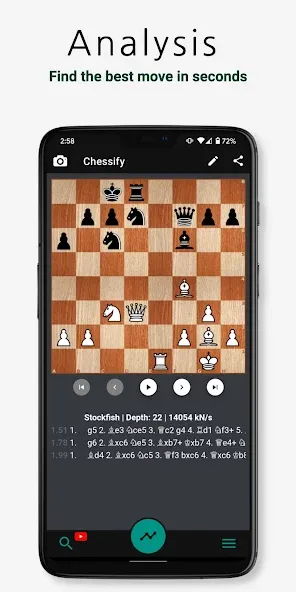 Chessify: Scan & Analyze chess  [МОД Бесконечные монеты] Screenshot 2