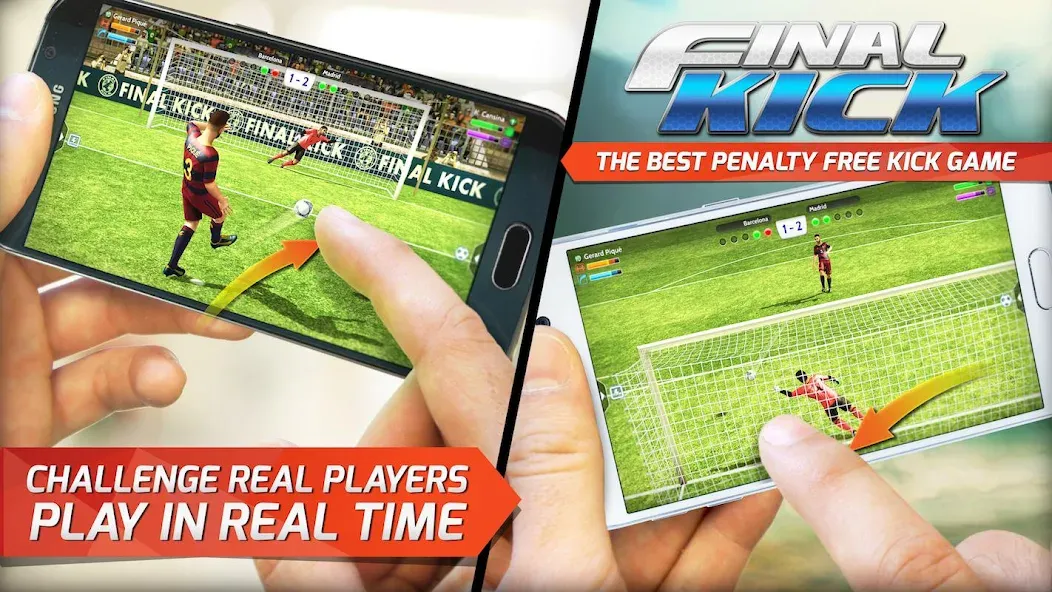 Final Kick: Online Soccer (Финаль кик)  [МОД Unlocked] Screenshot 3