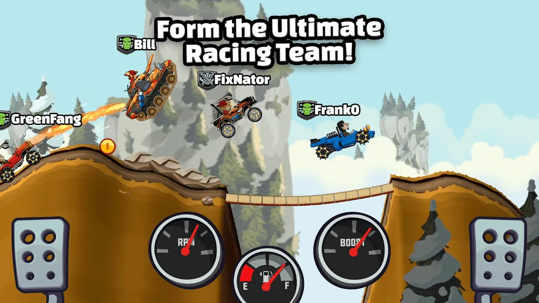 Hill Climb Racing 2 (Хилл Клаим Рейсинг 2)  [МОД Много монет] Screenshot 5