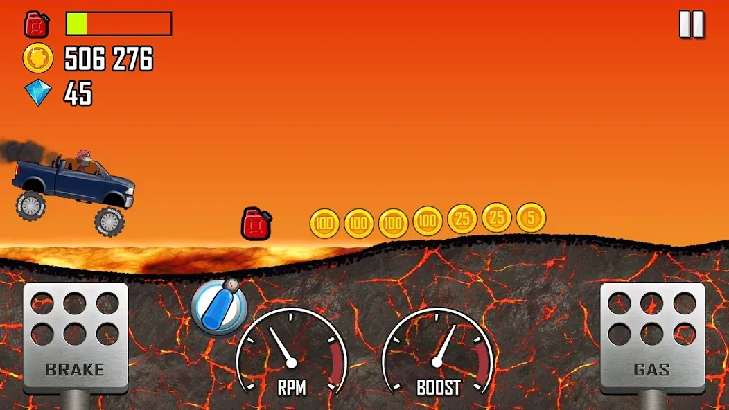 Hill Climb Racing (Хилл Клайм Рейсинг)  [МОД Mega Pack] Screenshot 5