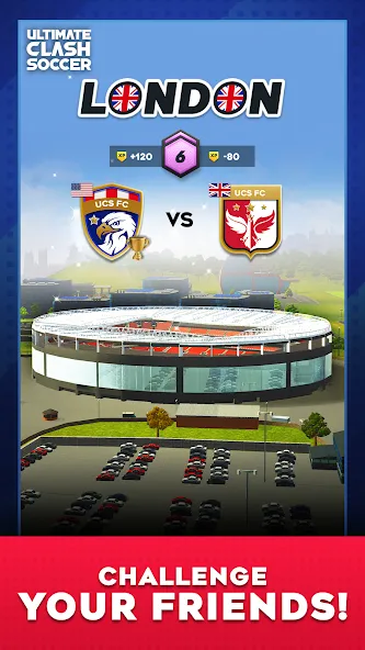 Ultimate Clash Soccer (Ултимейт Драфт Соккер)  [МОД Все открыто] Screenshot 5