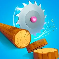 Скачать взломанную Idle Cutter: Wood Slice (Айдл Катер)  [МОД Menu] - полная версия apk на Андроид