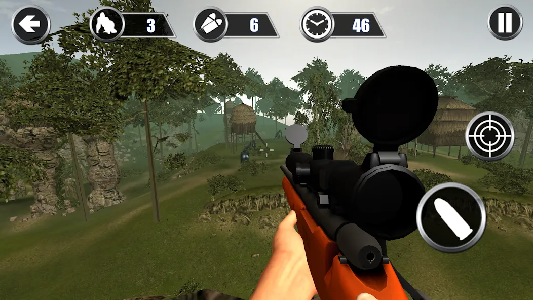 Gorilla Hunter: Hunting games (Горилла Хантер)  [МОД Много монет] Screenshot 3