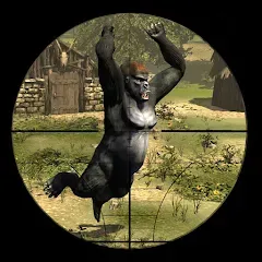 Скачать взломанную Gorilla Hunter: Hunting games (Горилла Хантер)  [МОД Много монет] - последняя версия apk на Андроид