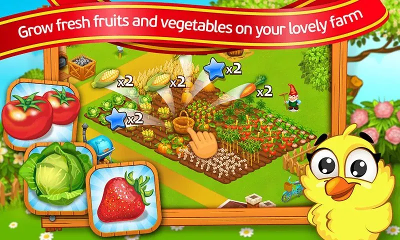 Farm Town: Cartoon Story  [МОД Unlimited Money] Screenshot 5