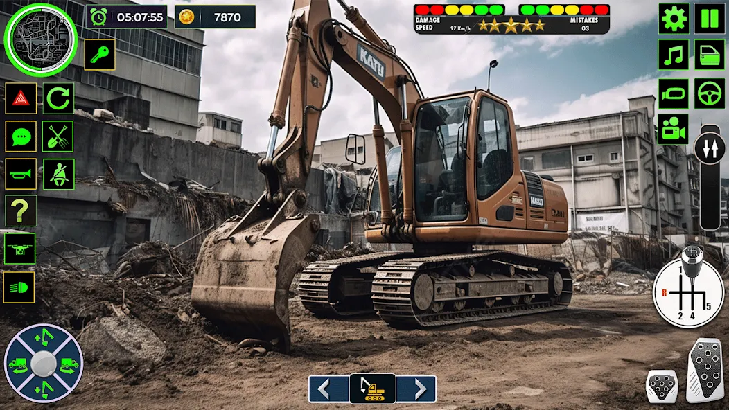 Real Road Construction Games (Реал Роад Конструкшн Геймс)  [МОД Много денег] Screenshot 2