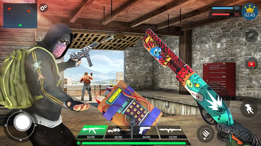 Commando Gun Shooting Games 3D  [МОД Unlimited Money] Screenshot 5